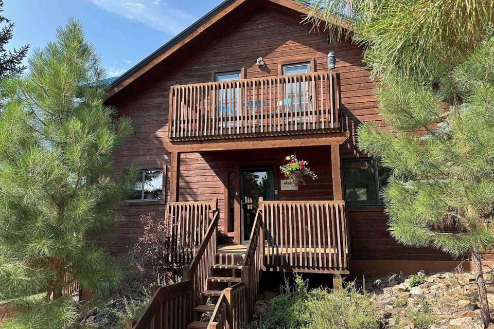 Balcony and Porch relaxation  nestled in the Colorado Pines