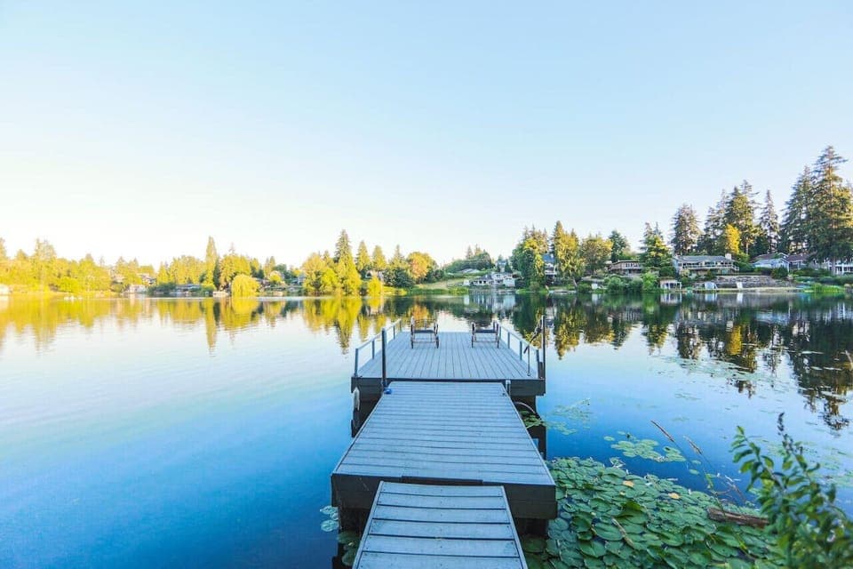 You will enjoy oversize floating dock