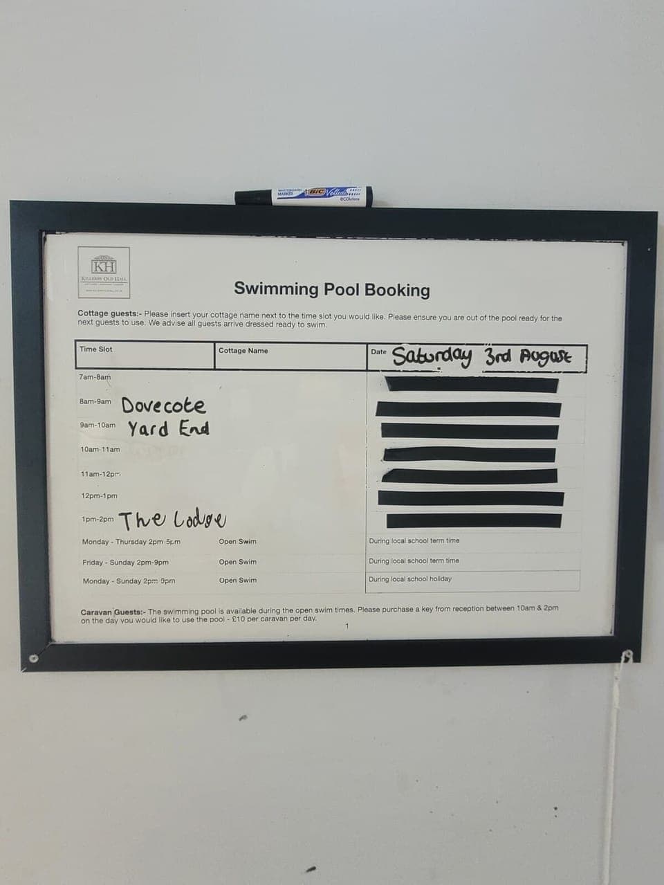 Swimming Pool Reservation Guide