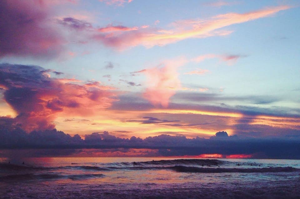 nice colourful sunset