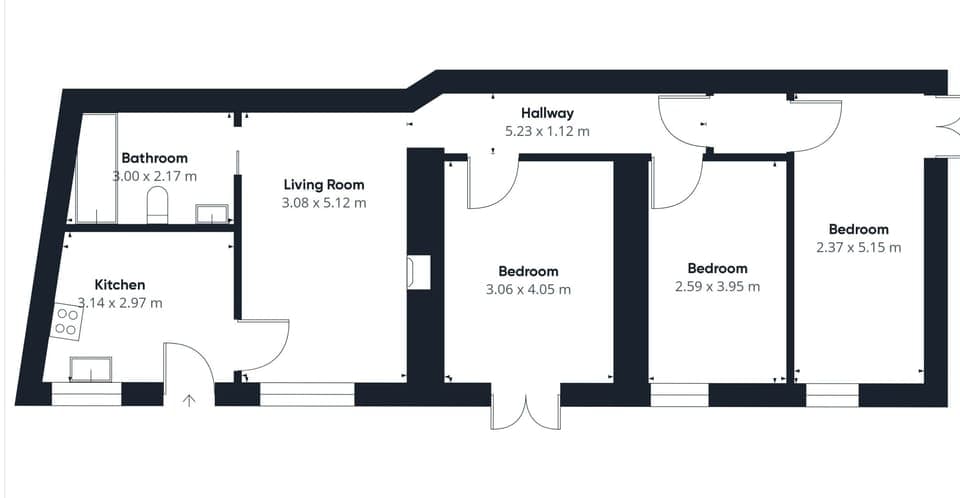 House | 3 bedrooms, iron/ironing board