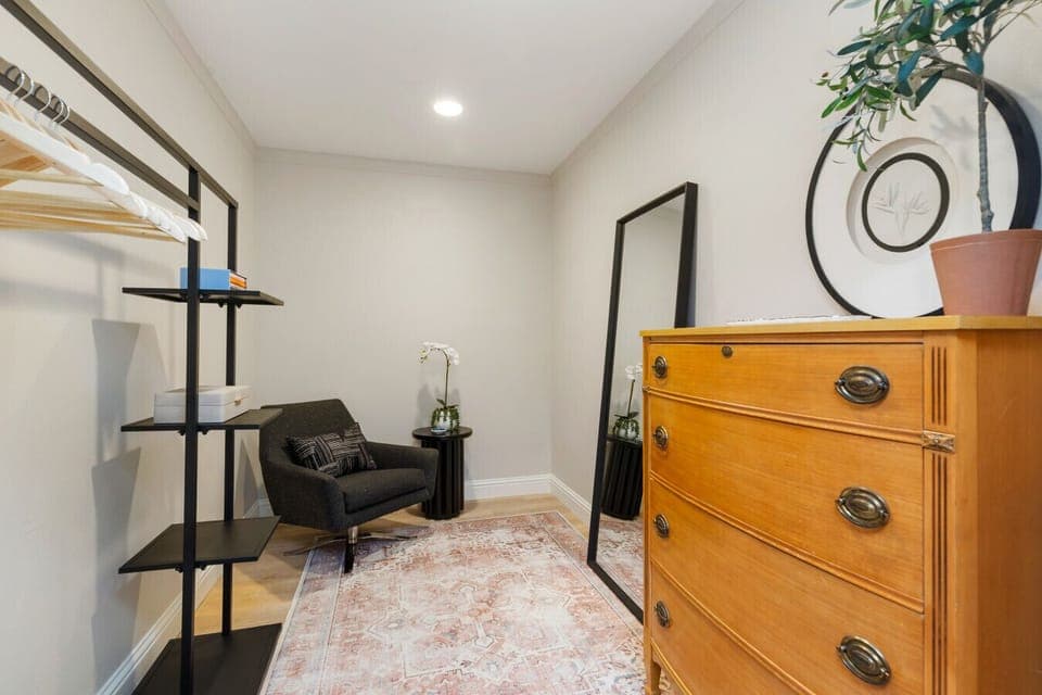 Primary walk in closet