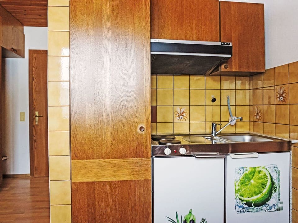 Fridge, microwave, toaster, highchair