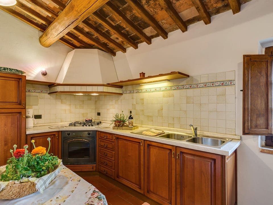 Fridge, oven, dishwasher, highchair