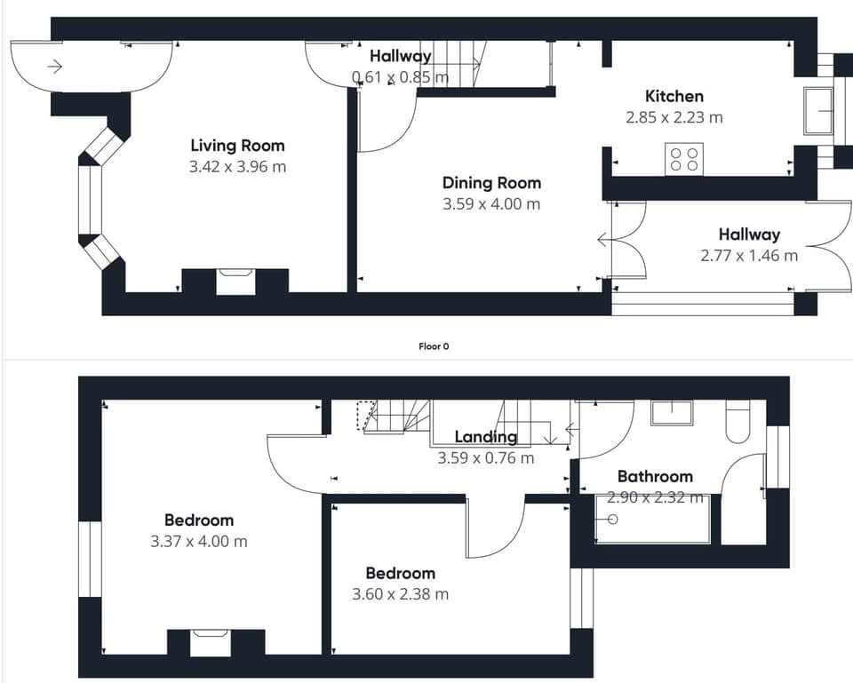 House | 2 bedrooms
