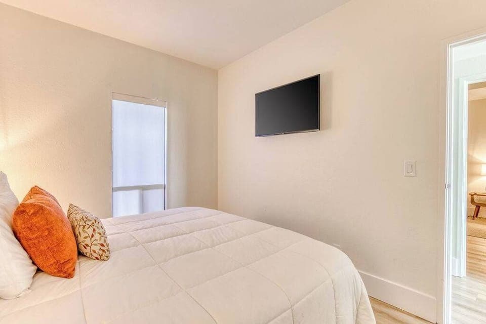 Snuggle into a comfy bed and enjoy a late-night movie. Perfect for winding down after a fun-filled day.