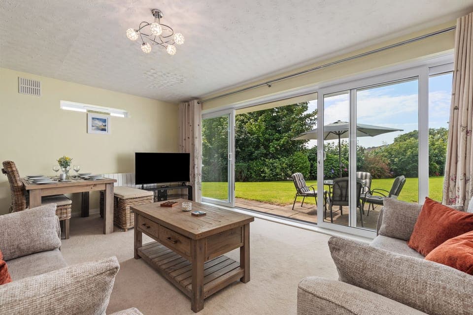 Short walk from beach and village, parking