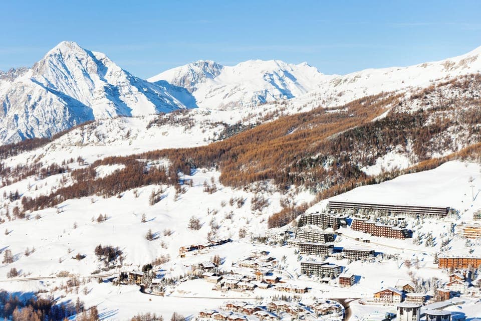 Sestriere village from above