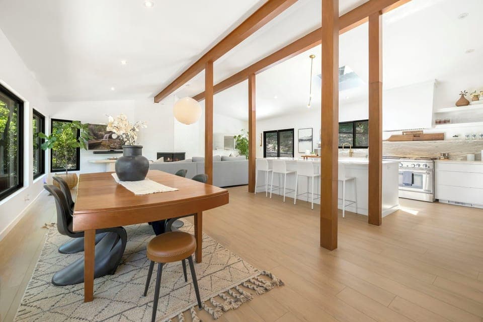 Our home features 2 spacious living areas and a fully stocked kitchen!