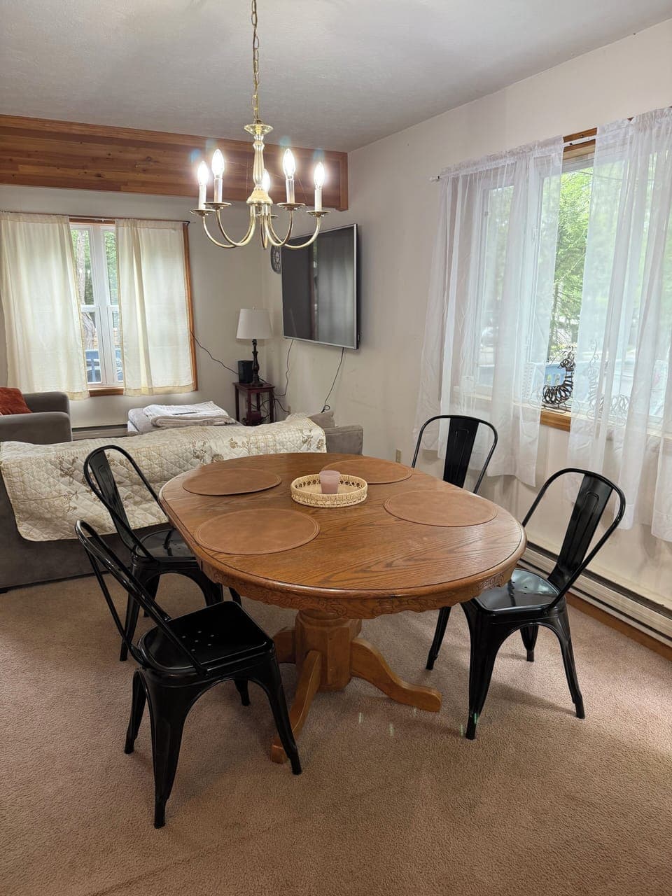 Interior:  Dining area (all open) 