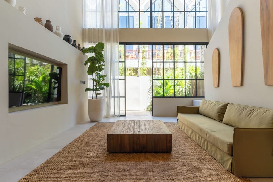 Deluxe Villa, 1 Bedroom, Non Smoking | Living area | 65-inch Smart TV with digital channels