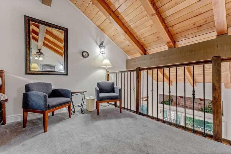 Loft: 2 twin beds w/trundle beds, 2 chairs, overlooks main living space, upper floor