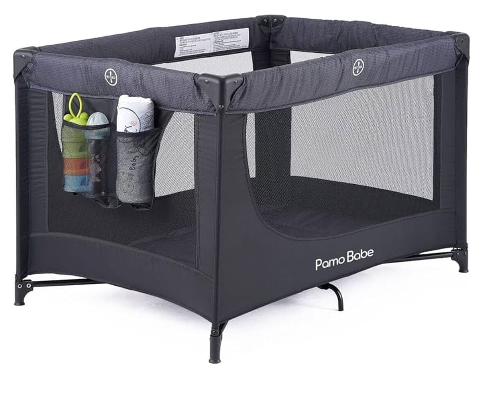 Bedroom #2- Pack N Play with sheet in closet.