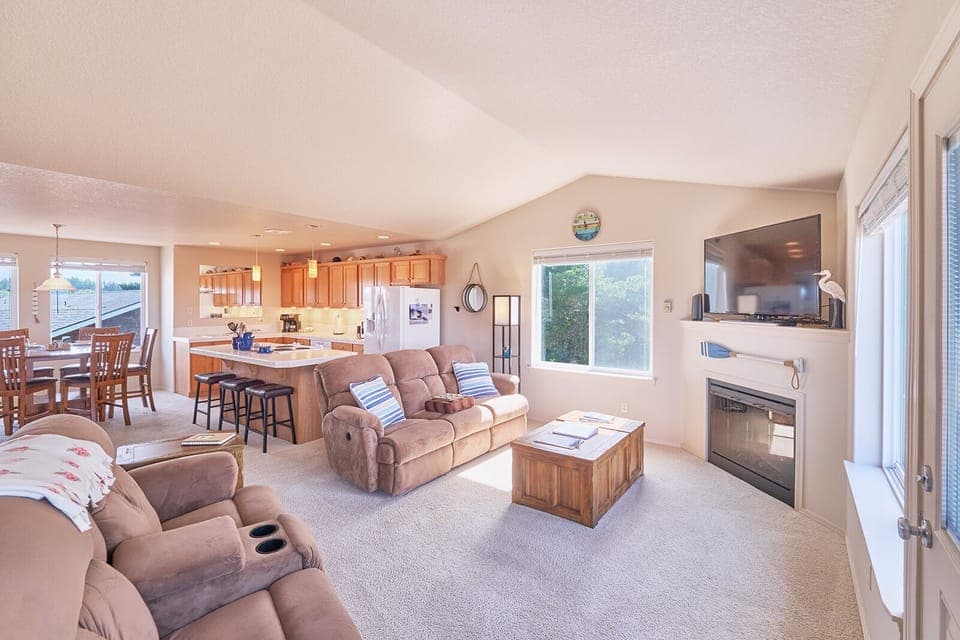 Bright open floor plan