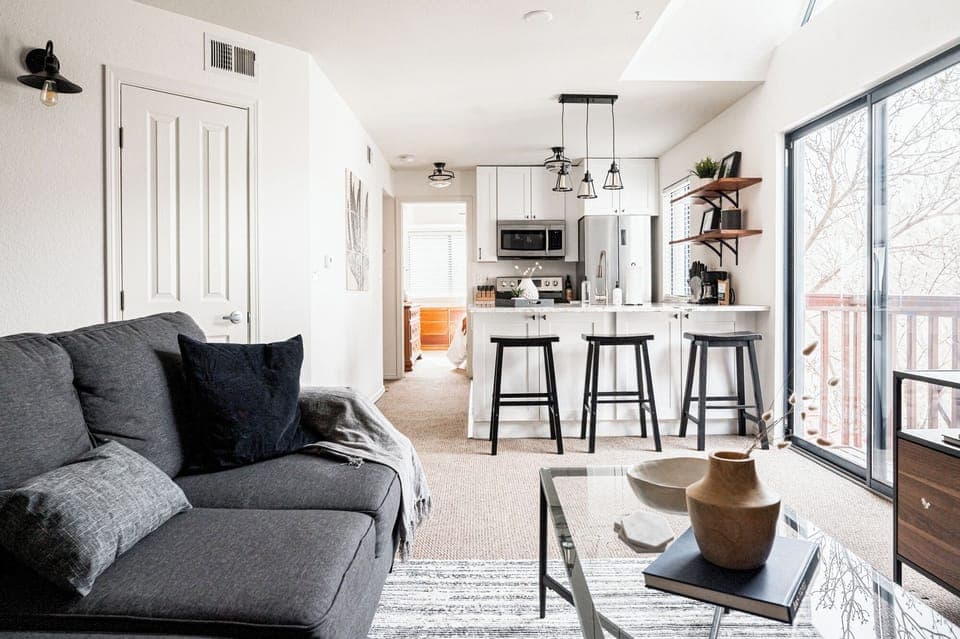 Light and airy open space