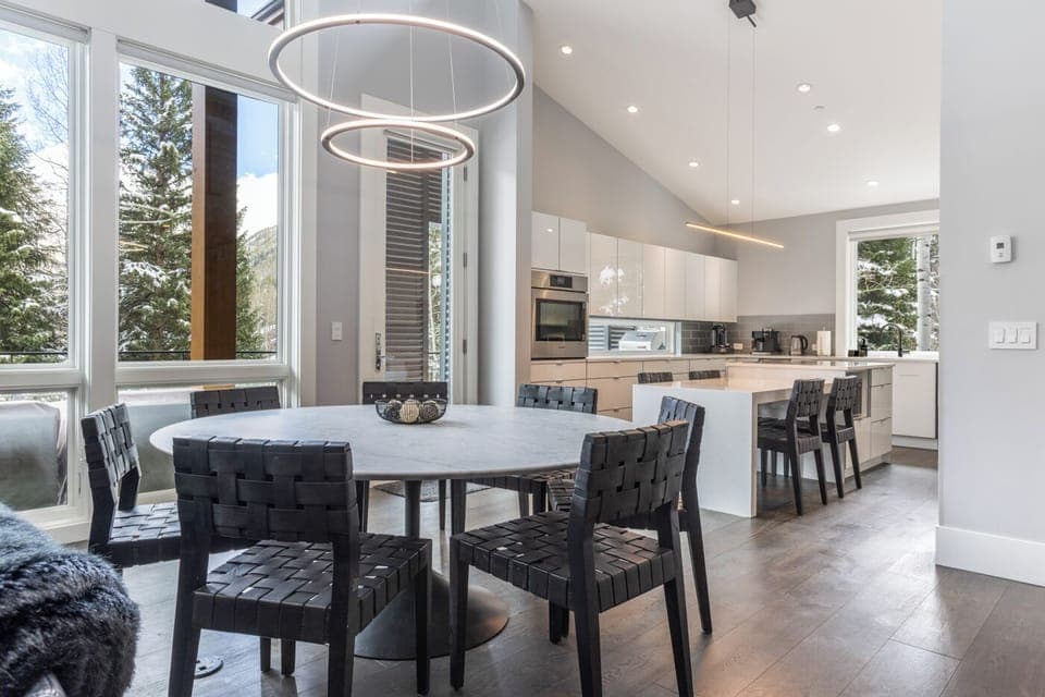 Dining Area View Of Kitchen