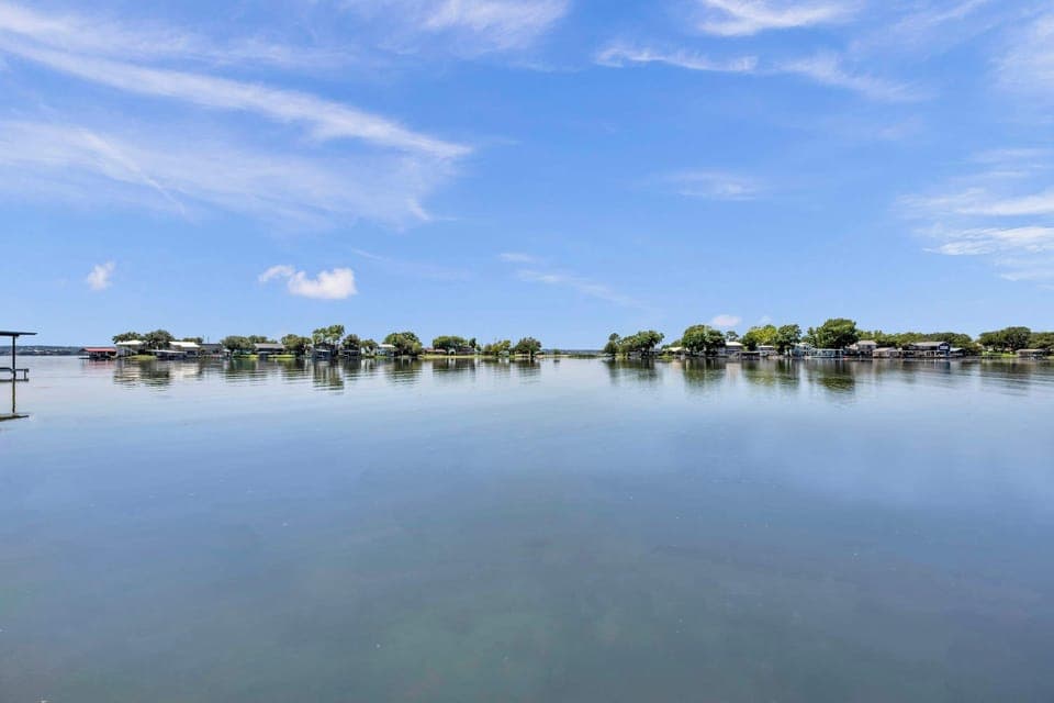 Right on the open water