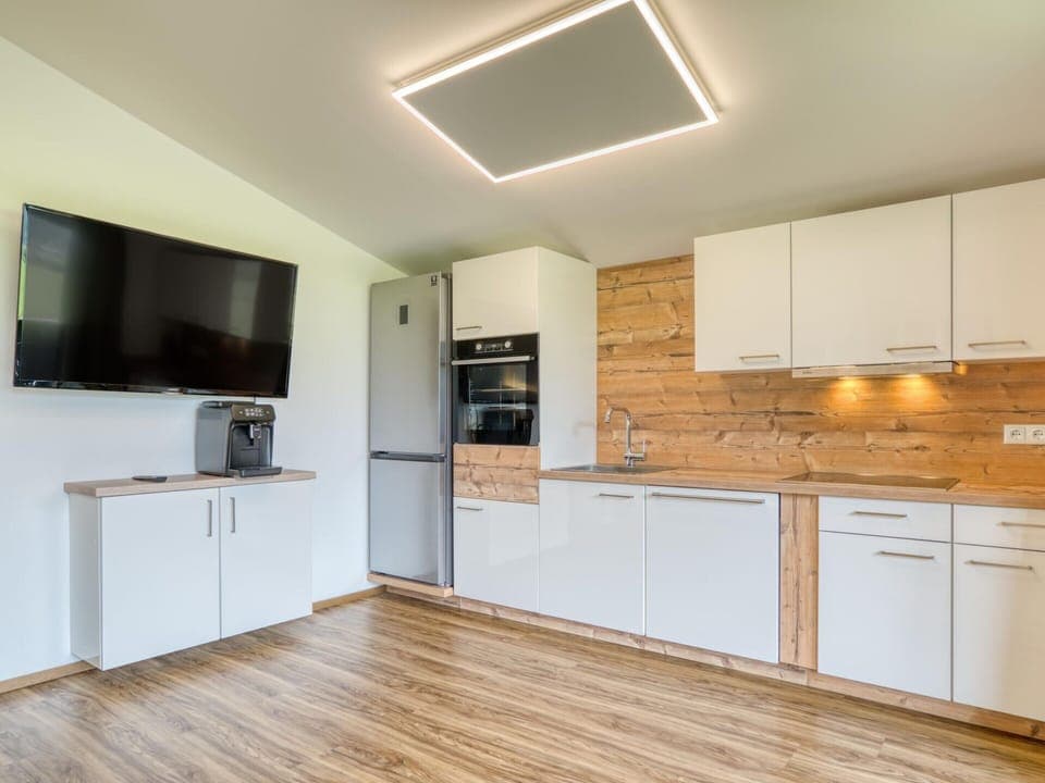 Apartment | Private kitchen | Electric kettle, highchair