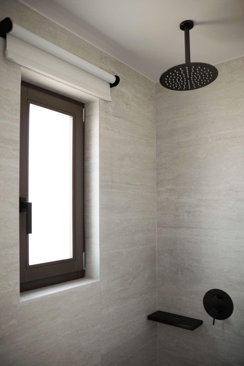 Cedar Forest Suite | Private Pool | Naxos Town View | Bathroom | Shower, designer toiletries, hair dryer, bathrobes