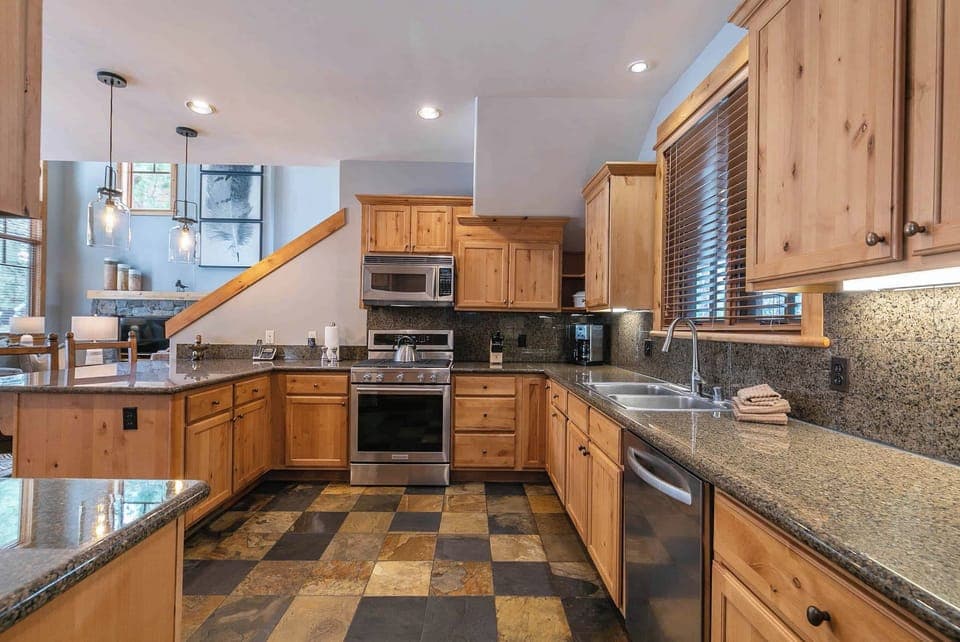 Fully equipped kitchen comes complete with locally sourced coffee and everything you need to feel like your cooking at home.