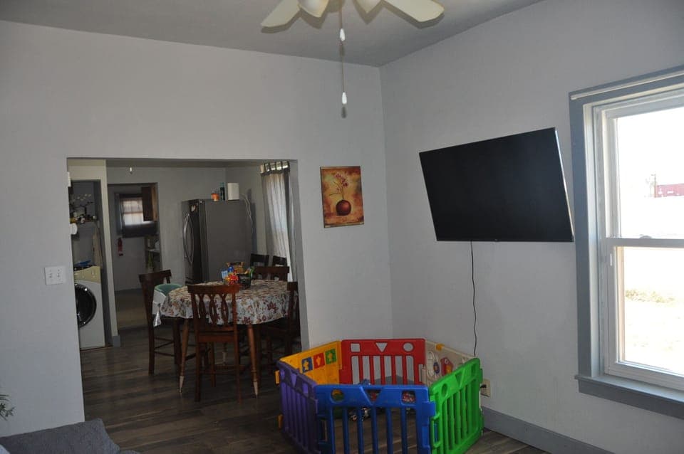 Playpen available upon request.