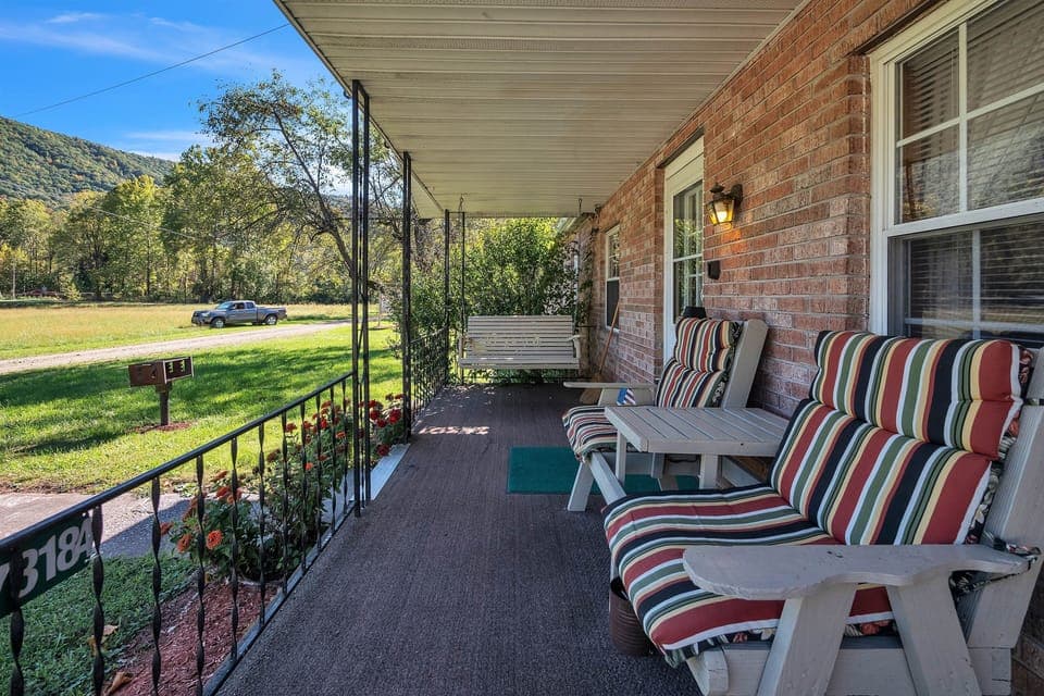 Architecture, Building, House, Porch, Transportation
