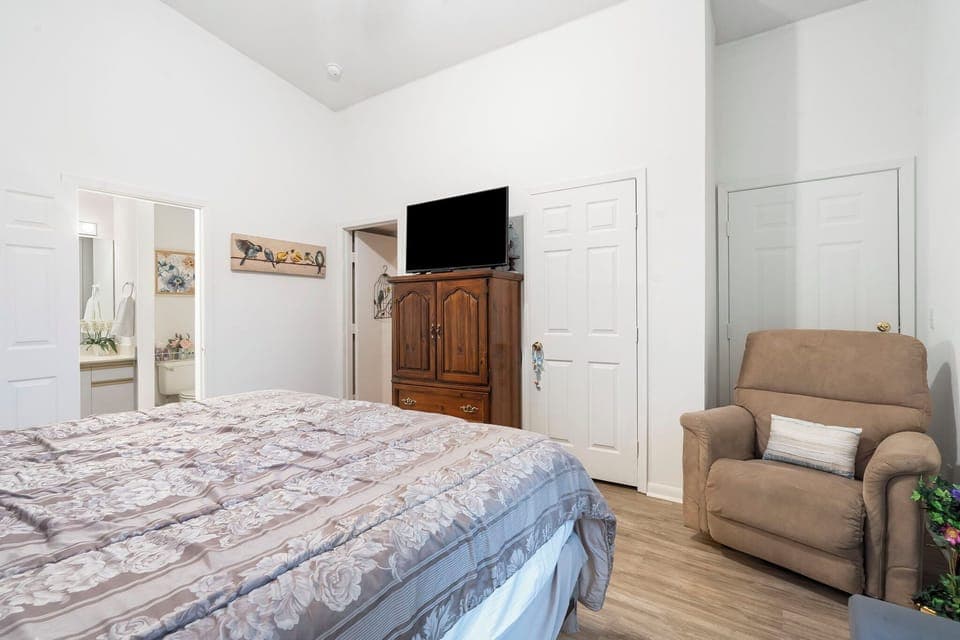 Bedroom #2 with King bed