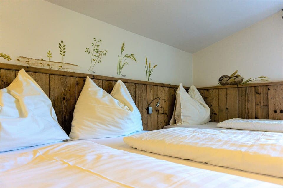 Triple Room, Balcony, Mountain View | Premium bedding, in-room safe, blackout drapes, cribs/infant beds