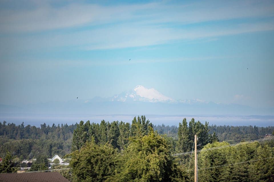 Beautiful views of Mt. Baker.
