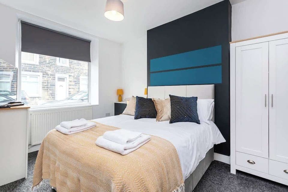 Drift off in a cozy bed with fresh linens and peaceful vibes 🌙✨