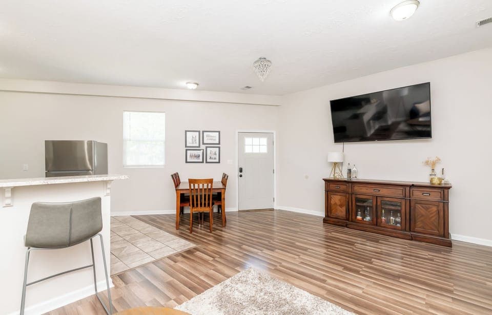 Spacious open floor plan