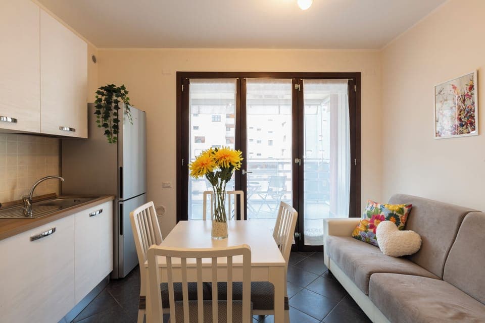 Comfort Apartment | Living area | 50-inch Smart TV with digital channels