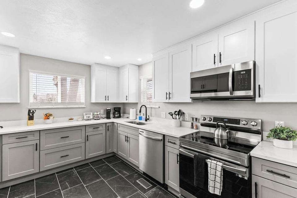 Kitchen Oasis: Modern finishes, ample counter space, and natural light await your culinary adventures!