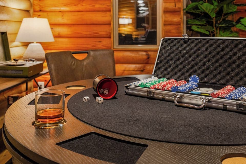Poker table