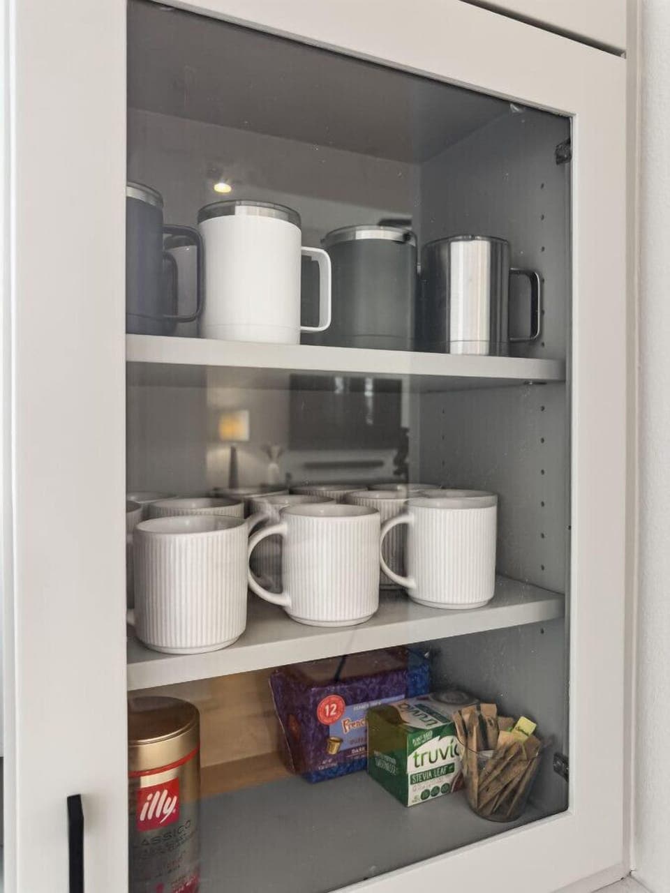 Inviting coffee nook, perfect for enjoying a warm cup and relaxing moments.