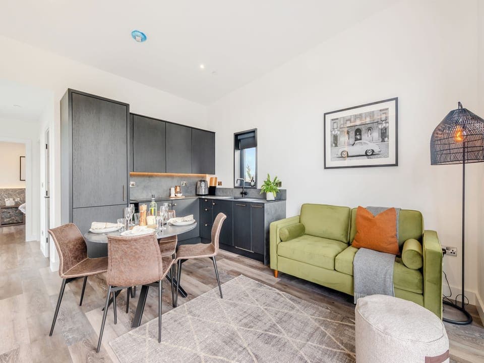 Open plan living space | Lodge Four - Ty Llwyd, Llangefni