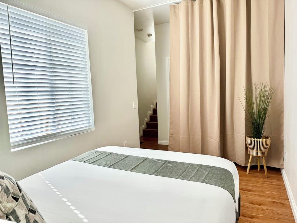 First floor - Bedroom #1 - separated by a curtain 