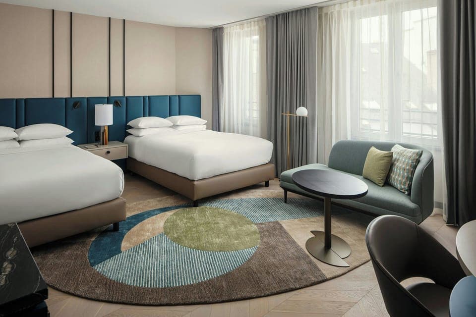 Family Room, 2 Double Beds | 1 bedroom, premium bedding, in-room safe, soundproofing