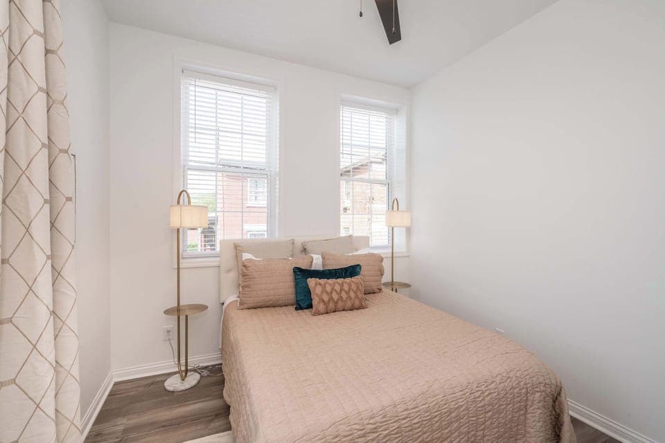 After a day exploring the area, retreat to your very own queen bedroom