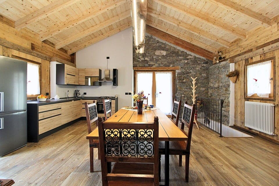 Autumn, Dining Room, Kitchen, Living Room, Spring, Summer