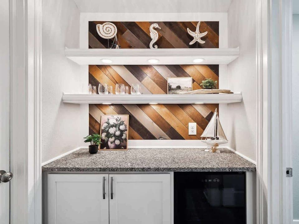  A touch of home — our coffee bar is fully stocked to keep you energized for all your vacation adventures!