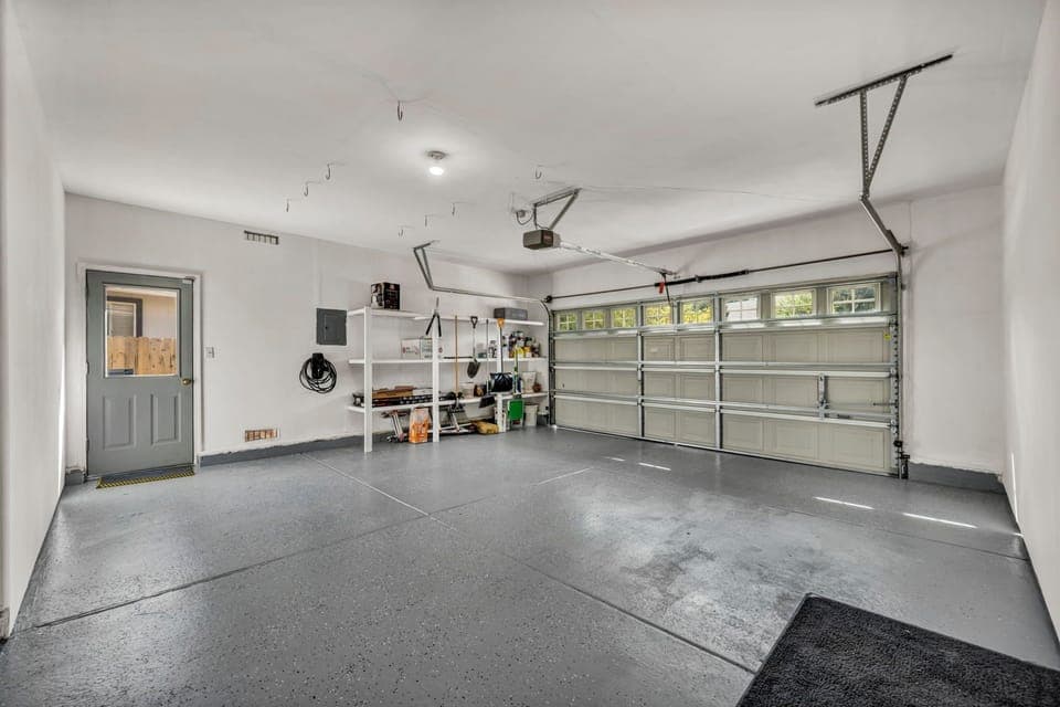 Garage with Tesla EV Charger