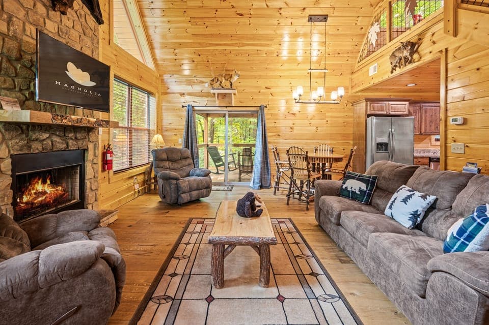 Open living room