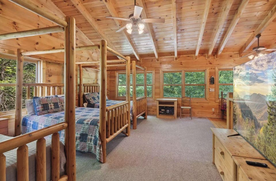 Picture showing view during summertime (previous pictures taken during winter)