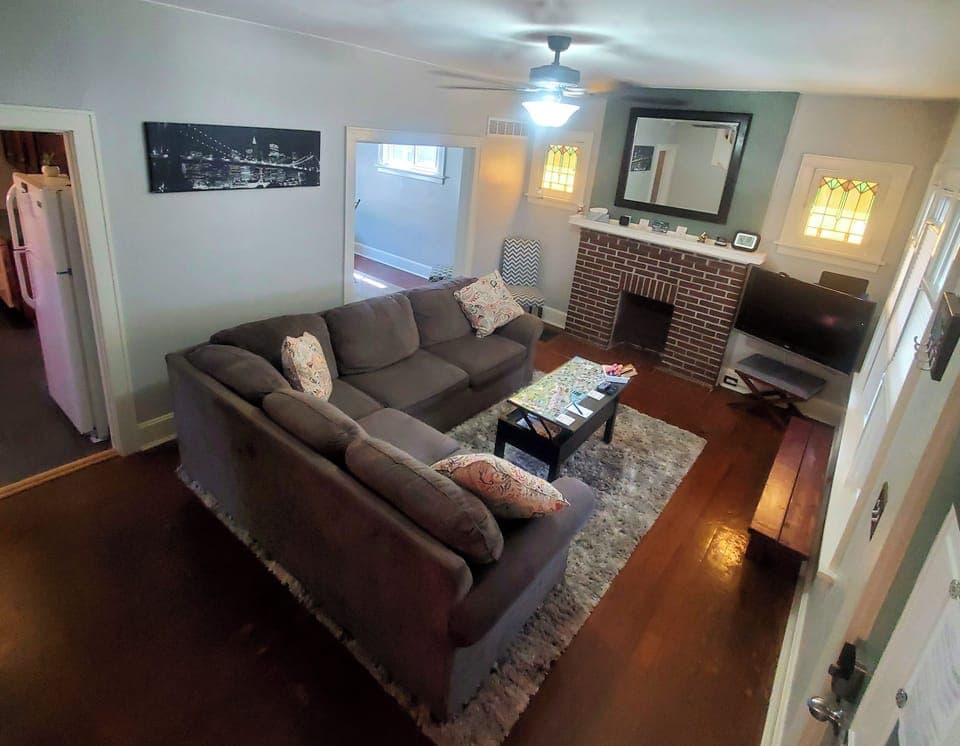 View Looking Toward Kitchen and Dining Room 
