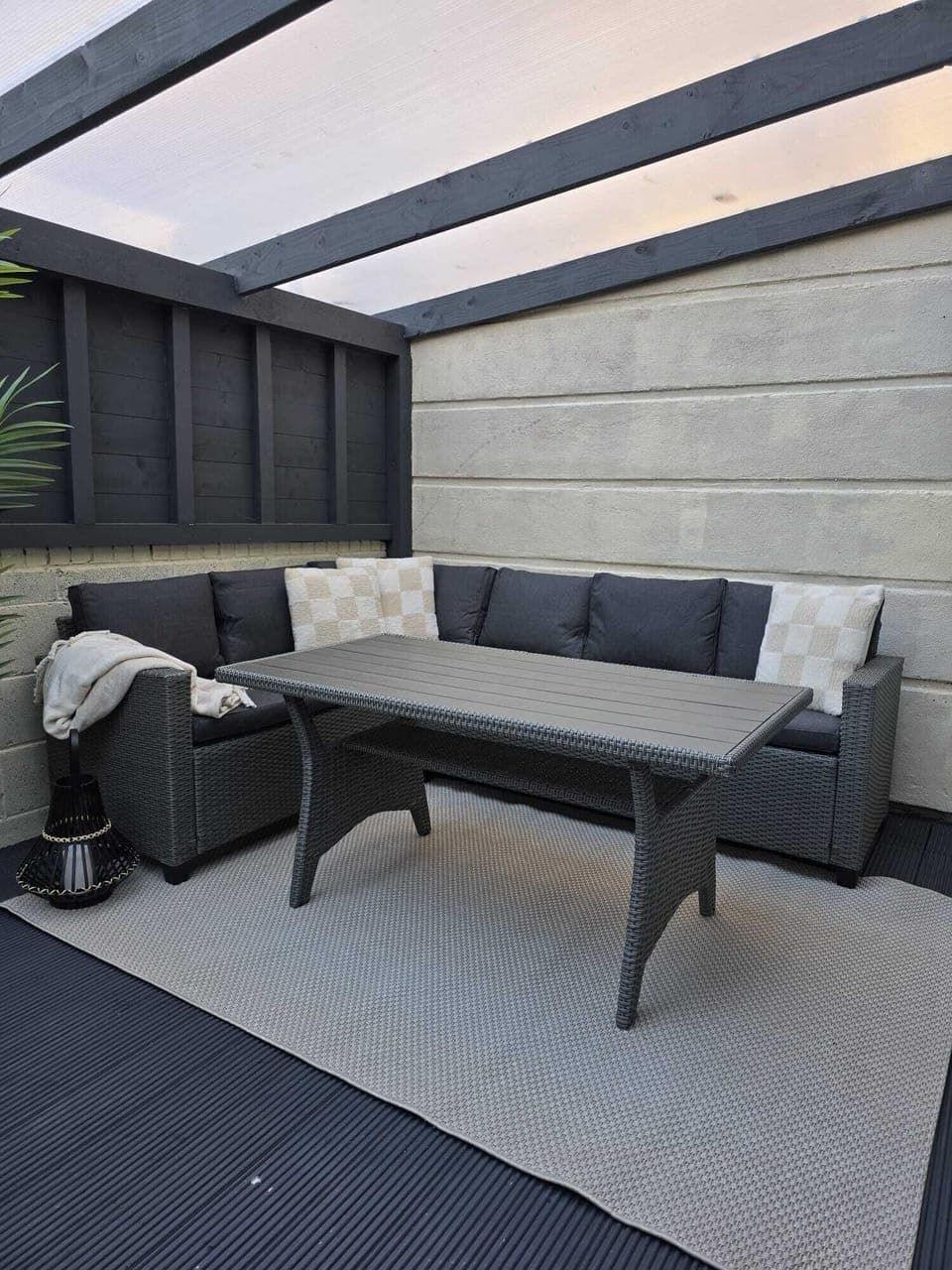 Outdoor back garden view