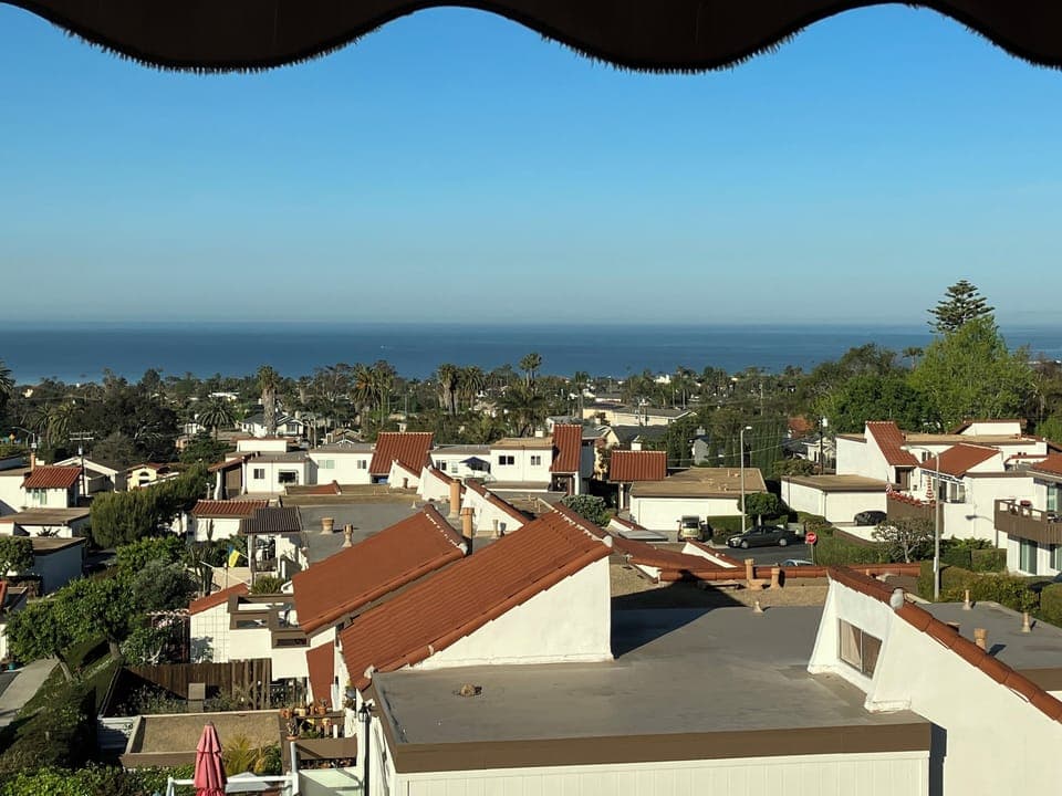 Ocean Hills Community and ocean view from condo
