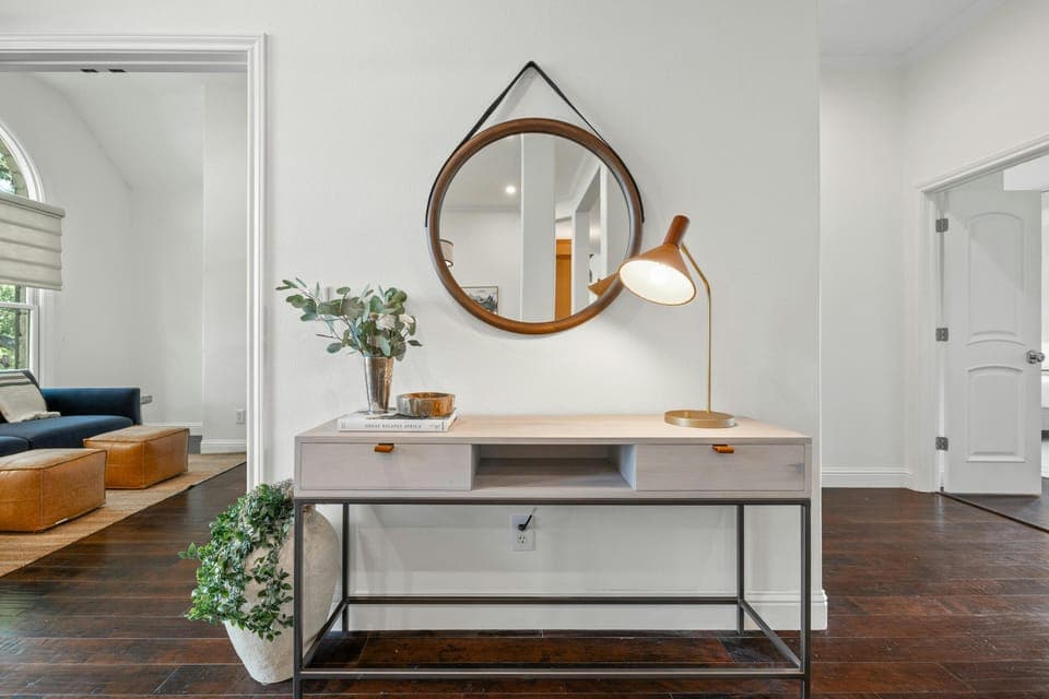 Entryway with Unique Decor