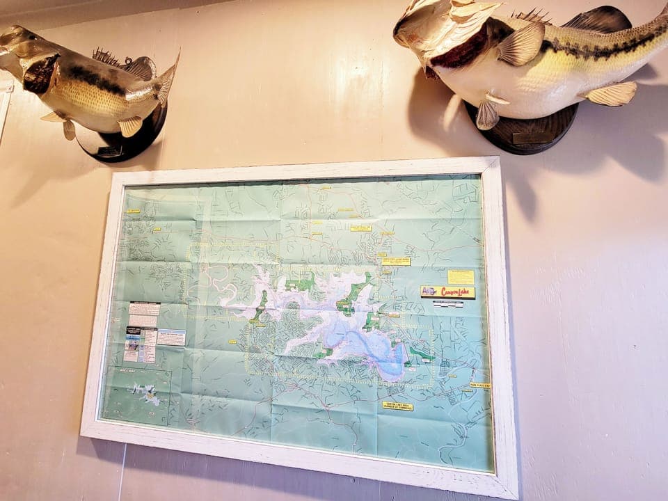 Helpful map of Canyon Lake.