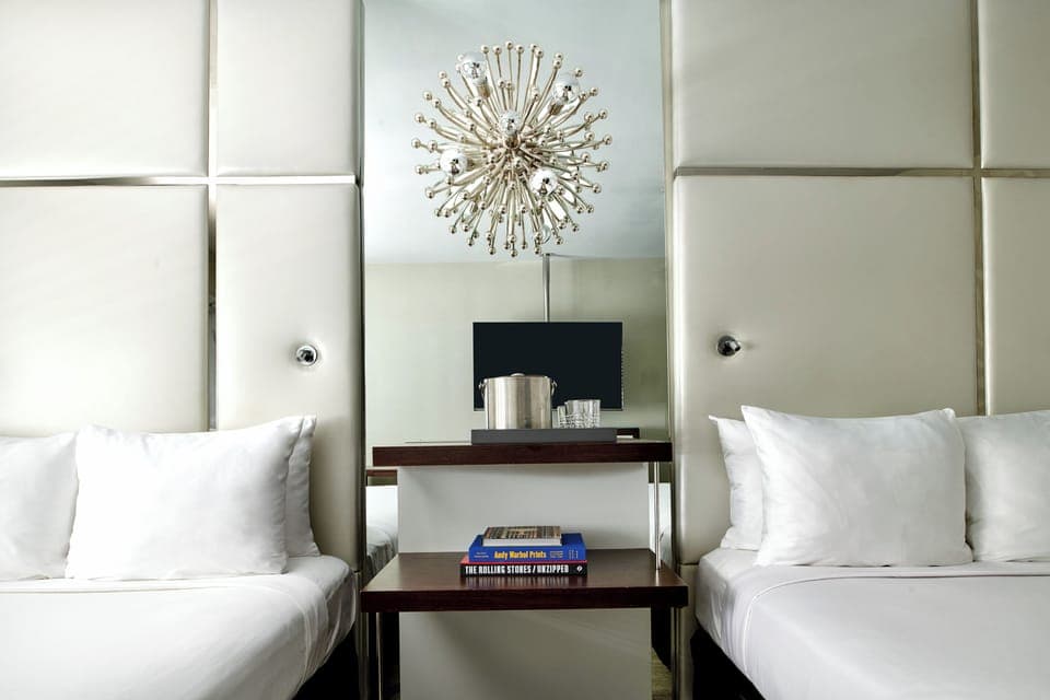 Premium bedding, pillowtop beds, in-room safe, desk